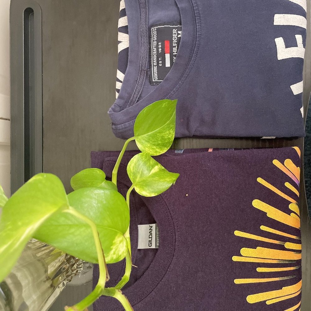 GILDAN + TOMMY HILFIGER 2 PCS Bundle Shirts